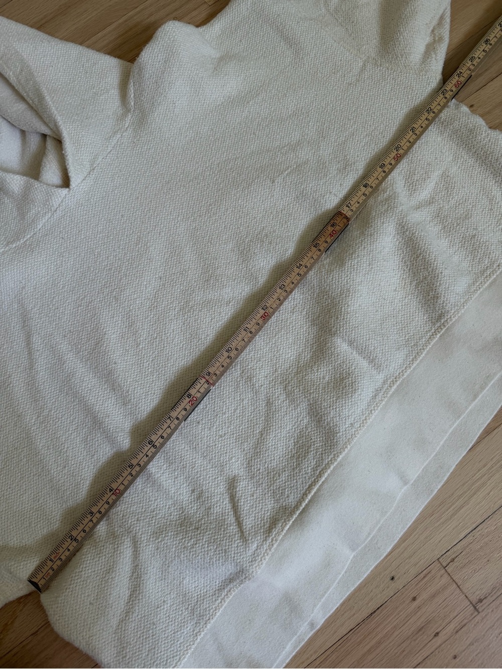 Mollusk California Golden Hour Hooded Cropped Pullover Sweater Size Large Creme - Picture 11 of 12